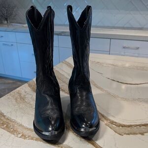 Laredo Black Western Cowboy Boots